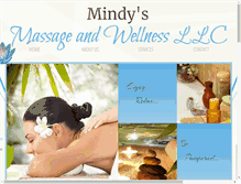 Tablet Screenshot of mindysmassage.com